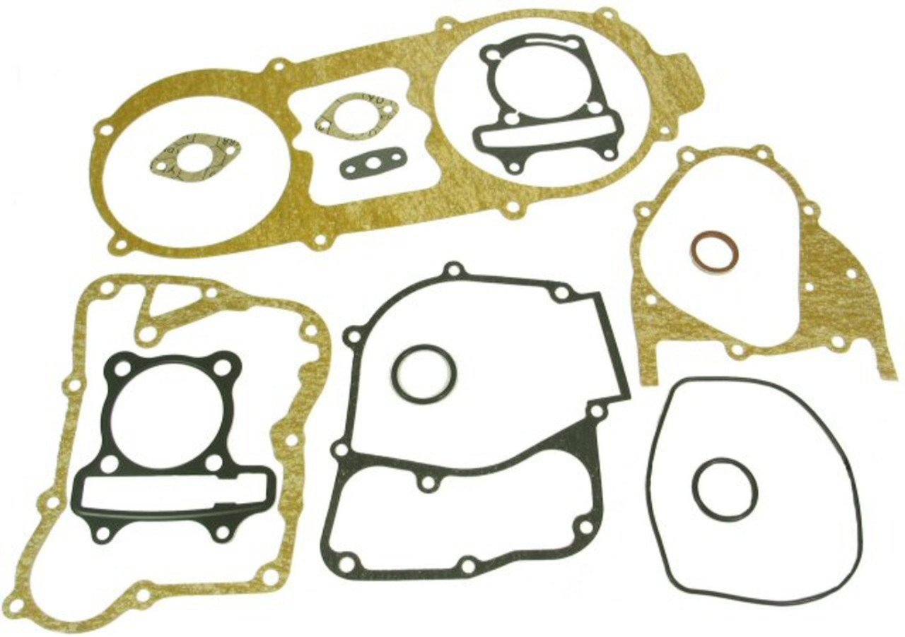 SSP-G GY6 63mm BORE 180cc GASKET SET (57mm SPACING *B-BLOCK* LONG CASE MOTORS)