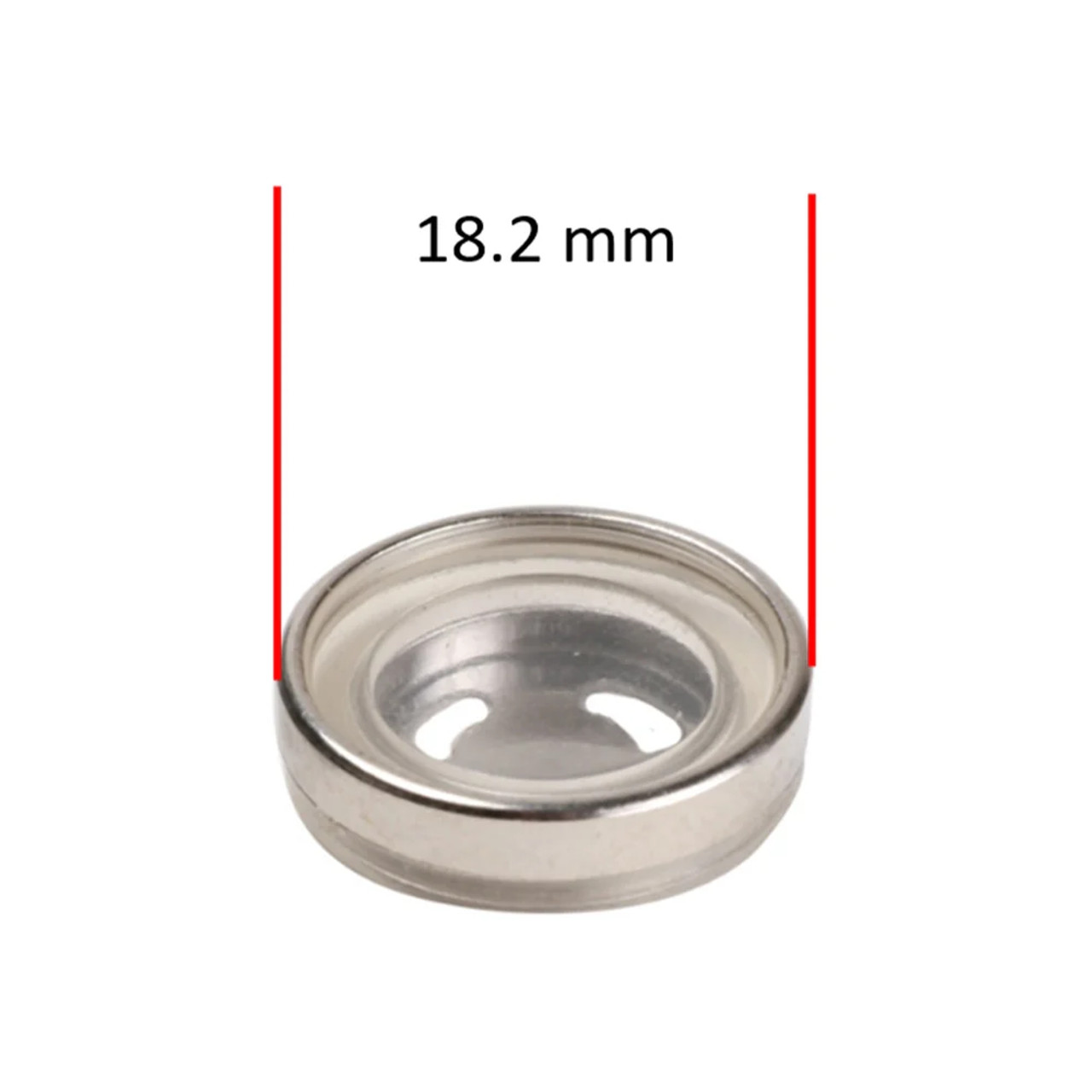 Brake Master Cylinder Sight Glass, Clearly Observe Aging Resistance Brake Master Cylinder Window 10pcs Durable For Motorcycle ATV (18MM