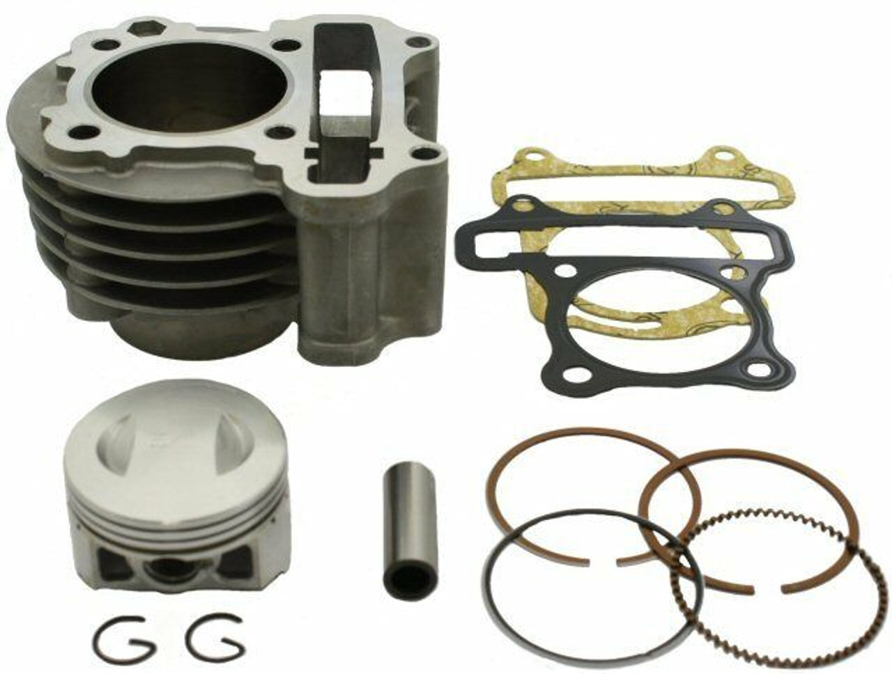 NCY BIG BORE CYLINDER KIT (52mm BORE, 88cc) FOR QMB139 50cc ENGINES