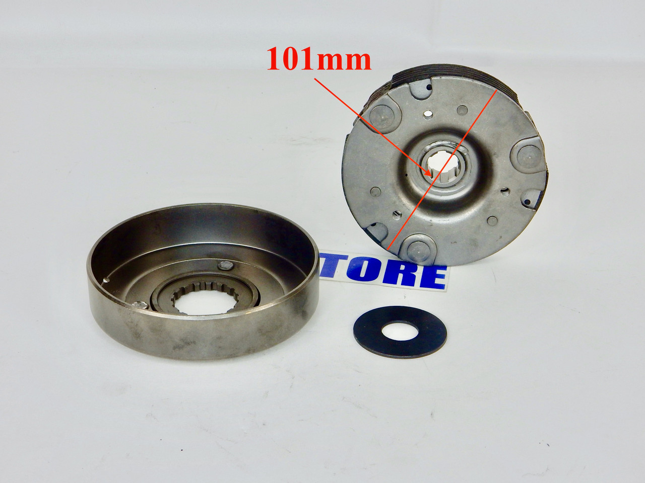 AUTO CLUTCH ASSEMBLY *17 TEETH* FOR TAOTAO 110cc (BOULDER ATA B/B1