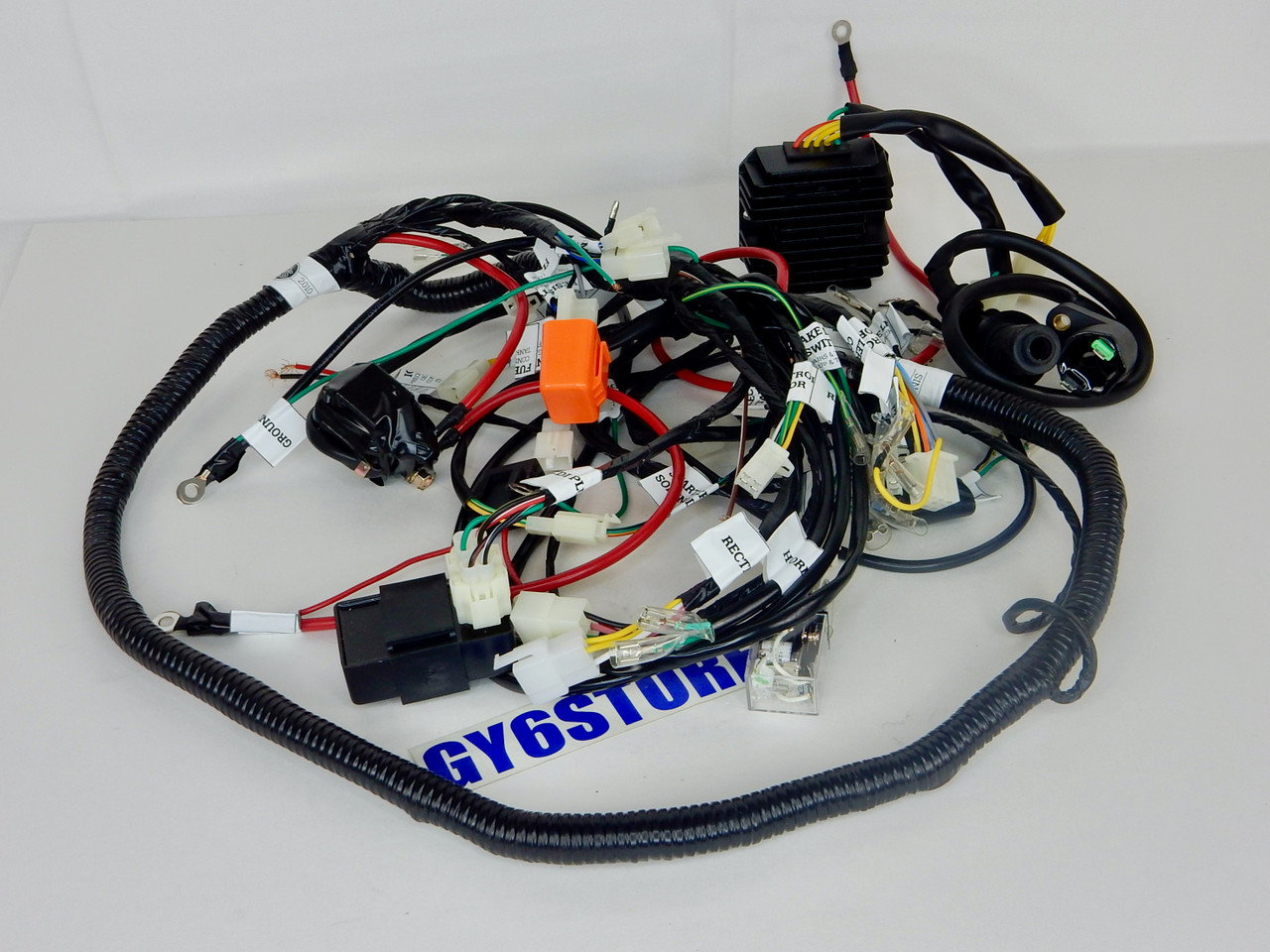 HONDA RUCKUS TO GY6 CONVERSION WIRING HARNESS BY THE RUCK SHOP (PLUG AND PLAY)