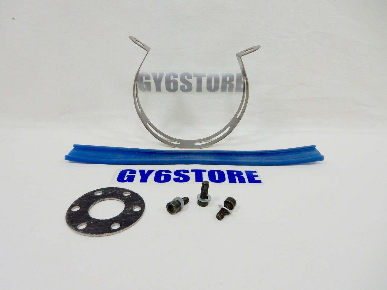 MUFFLER CLAMP / HANGER FOR 88mm / 300mm SCOOTER MUFFLER COMES WITH HARDWARE