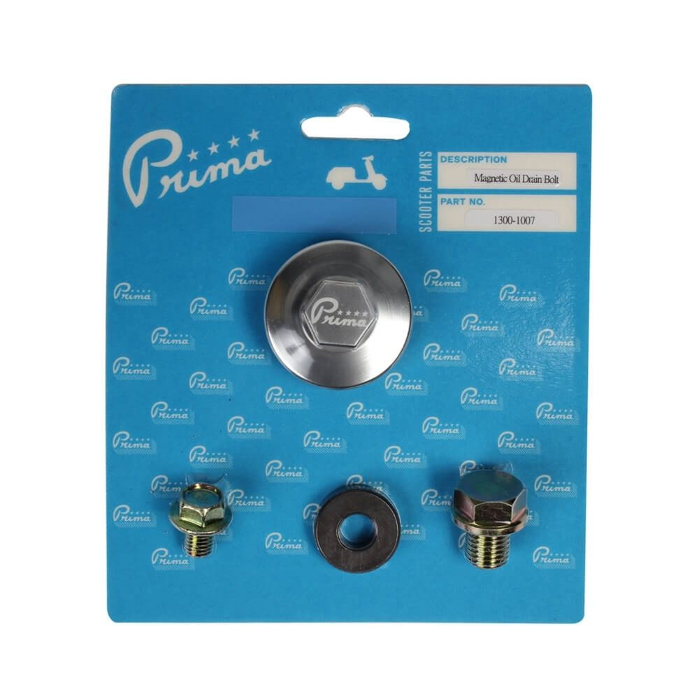 PRIMA MAGNETIC OIL DRAIN KIT FOR (QMB139 & GY6 MOTORS) 