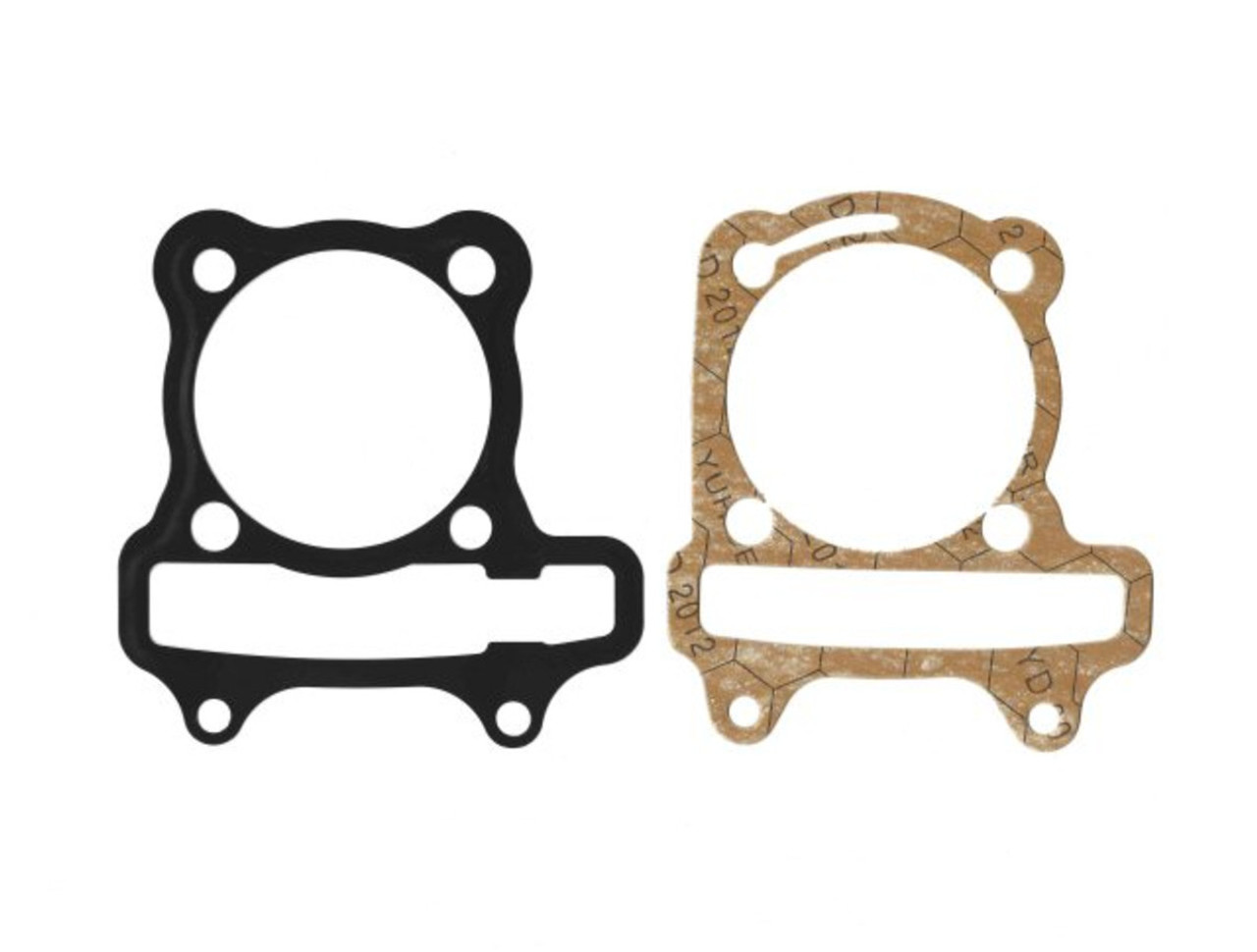 180cc (63mm BORE) CYLINDER GASKET SET GY6 A-BLOCK 76mm DIAGONAL *54mm SPACING*