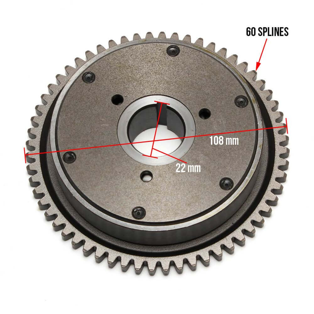 STRIG ストリグ　#A PERFORMANCE STARTER CLUTCH (20 SPRAG) FOR 150cc - 232cc GY6 MOTORS