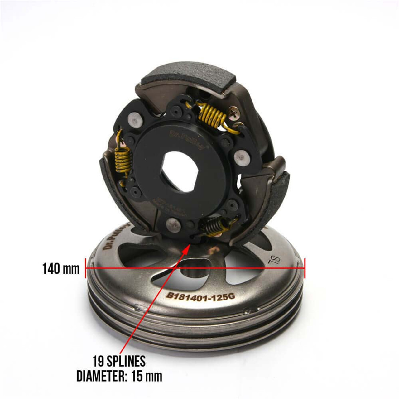 DR. PULLEY HIGH PERFORMANCE CLUTCH GY6 150cc - 232cc