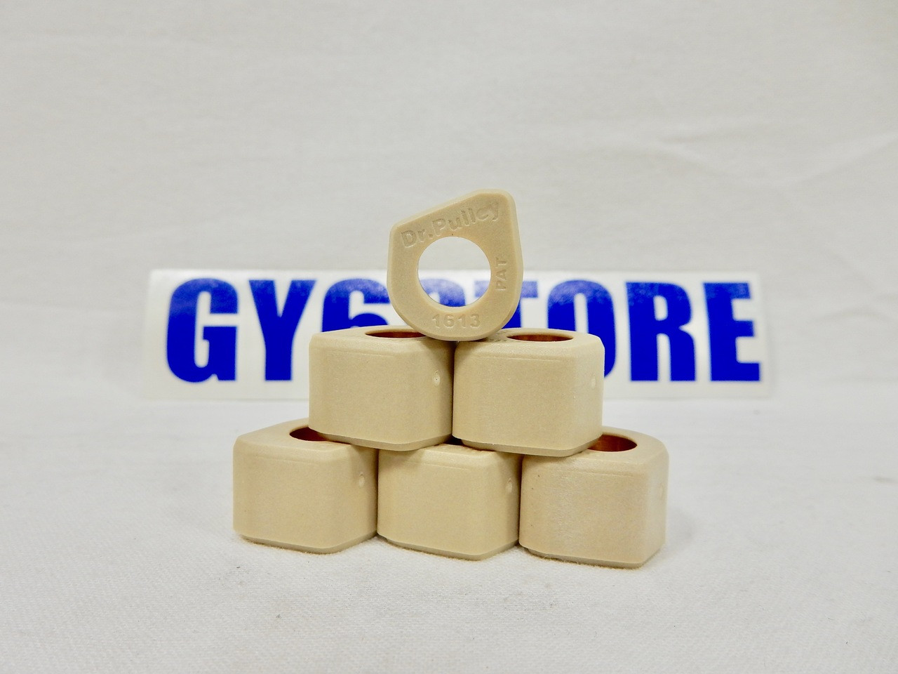 DR. PULLEY (16x13) SLIDING ROLLER WEIGHTS FOR 50cc - 100cc QMB139 MOTORS