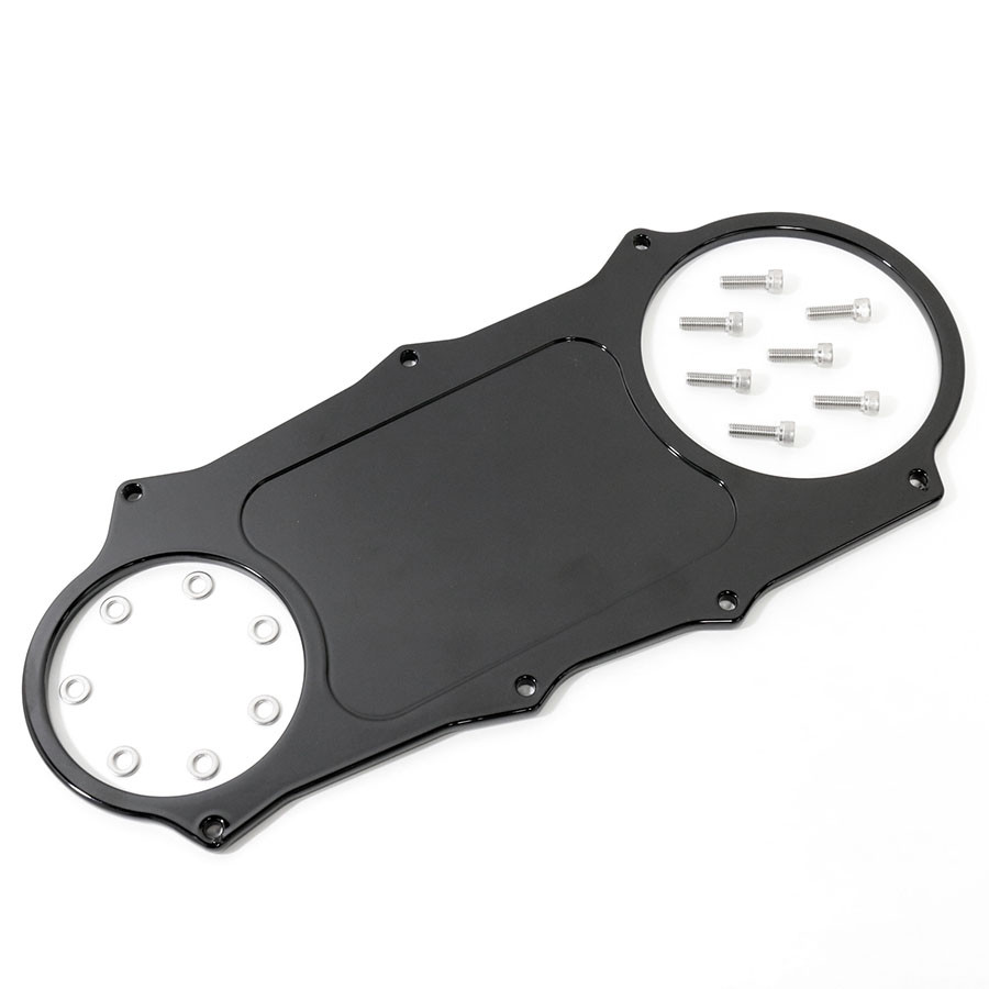 TRS CNC ALUMINUM RUCKUS ZOOMER CVT COVER *GLOSS BLACK* - GY6RACING