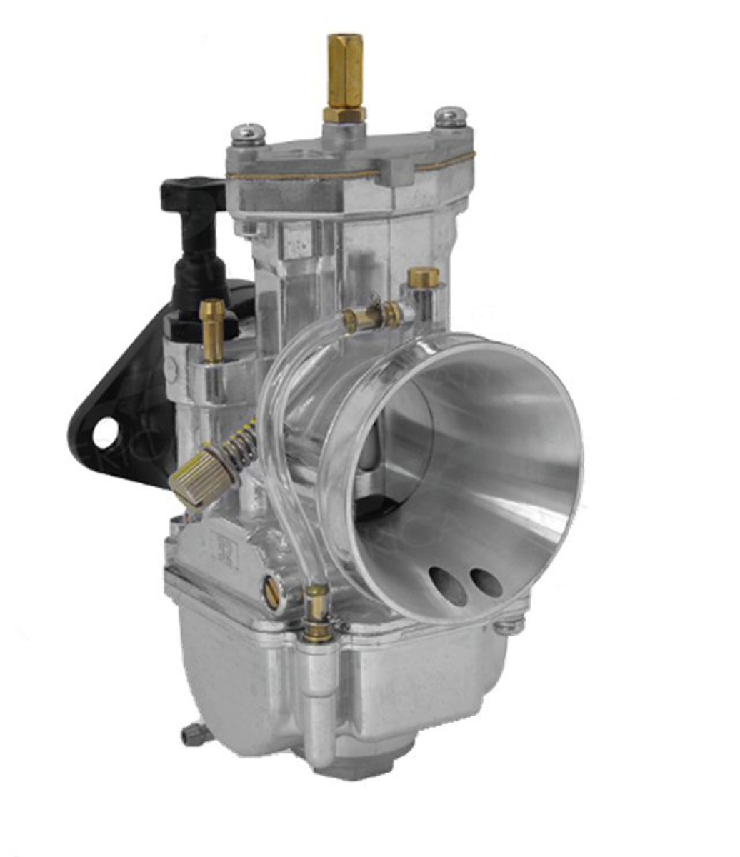 KOSO KSR 28mm CARBURETOR FEATURES A SEMI-FLAT D-SHAPED SLIDE FOR GY6 SCOOTERS