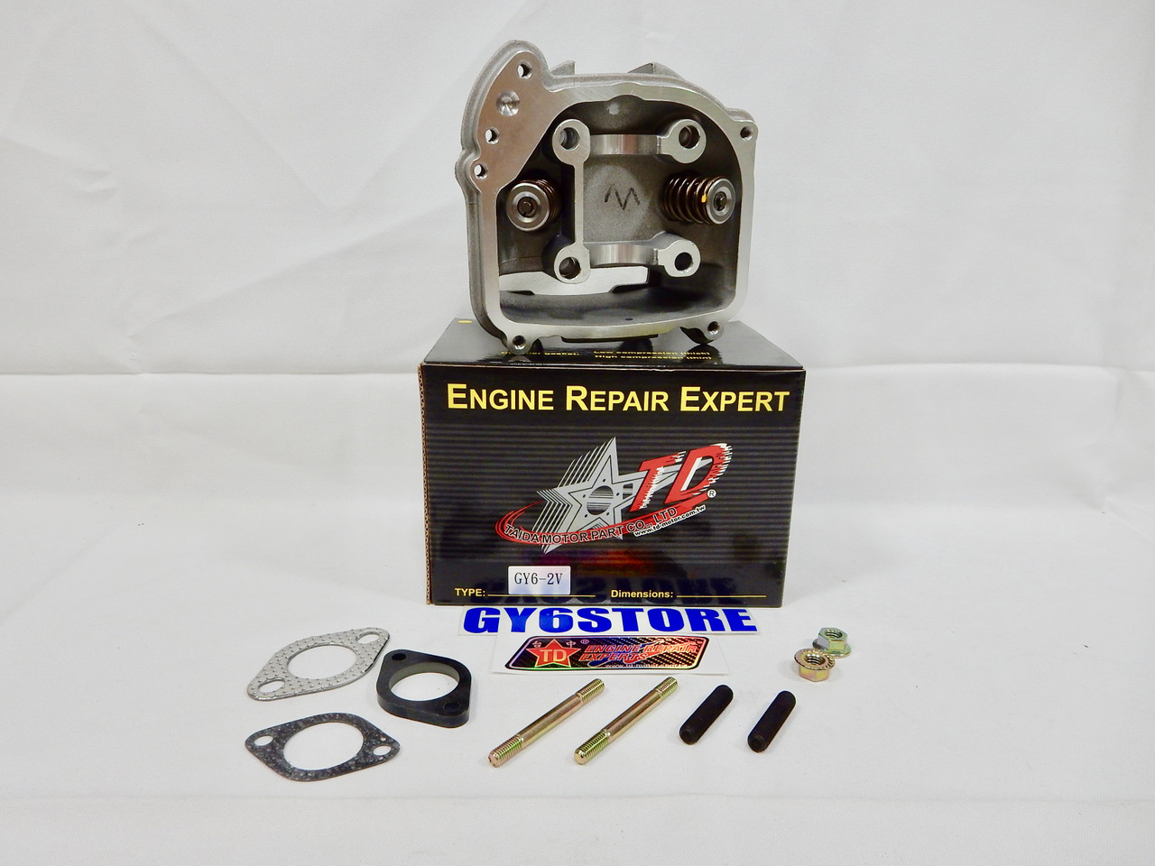 TAIDA GY6 180cc - 232cc 2V CYLINDER HEAD 65mm - 67mm BORE (30.5