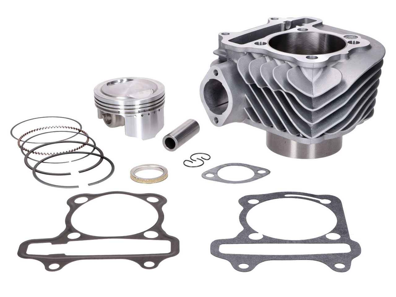 NARAKU 180cc (63mm BORE) GY6 CYLINDER SET (54mm SPACING) WITH