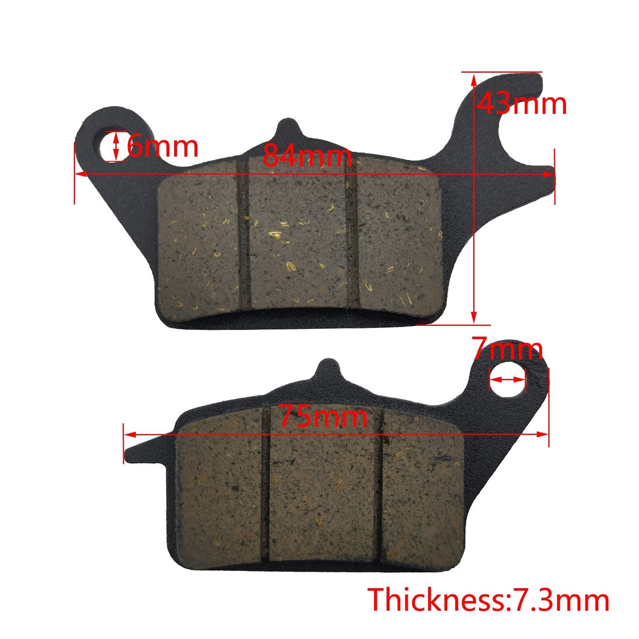 NIU REAR BRAKE PADS, N, N-SPORT, N-GT ELECTRIC SCOOTER