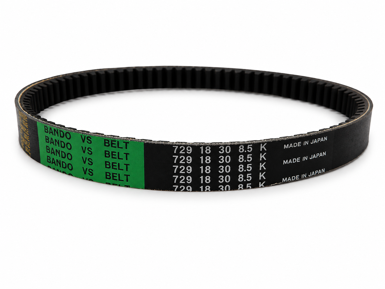 BANDO CVT DRIVE BELT 729-18-30 FOR SCOOTERS WITH 50cc *LONG CASE* MOTORS (KEVLAR)