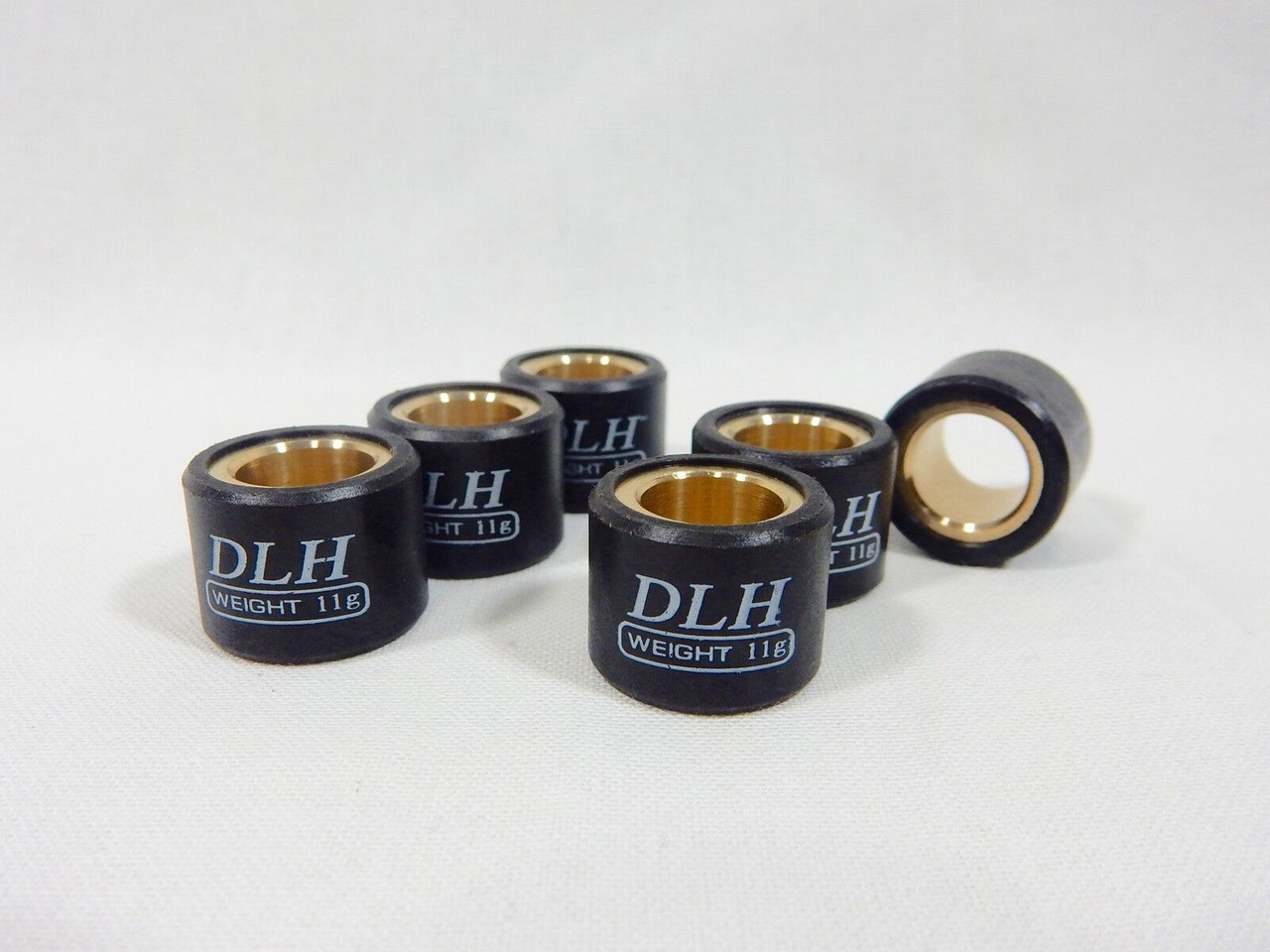 DLH RACING PERFORMANCE VARIATOR ROLLER WEIGHTS (18 X 14mm) FOR 150cc - 232cc GY6 MOTORS