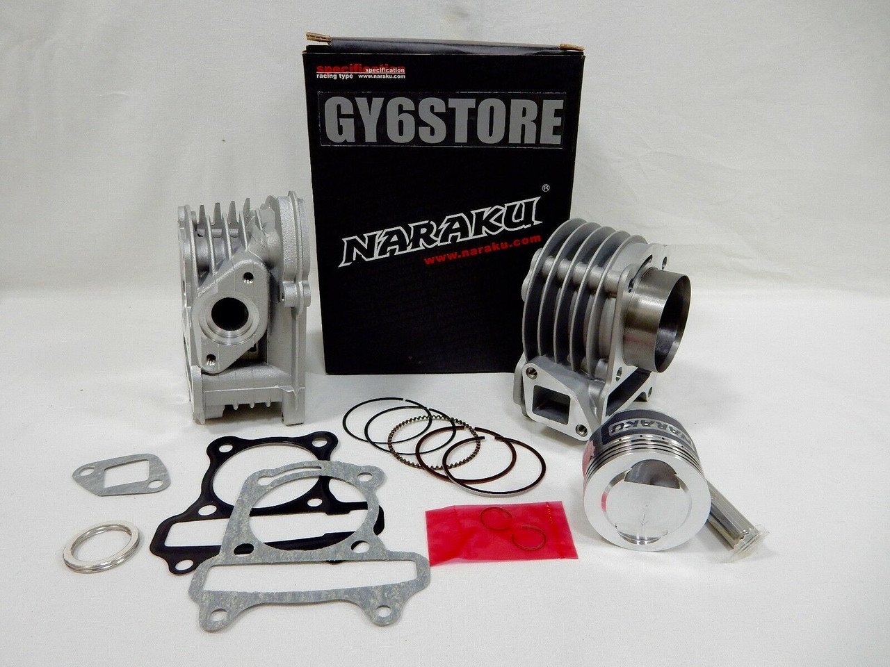 suーkurime INDEPENDENT FORGEDHOLLOW139 NARAKU SCOOTER PERFORMANCE BIG BORE CYLINDER & HEAD KIT