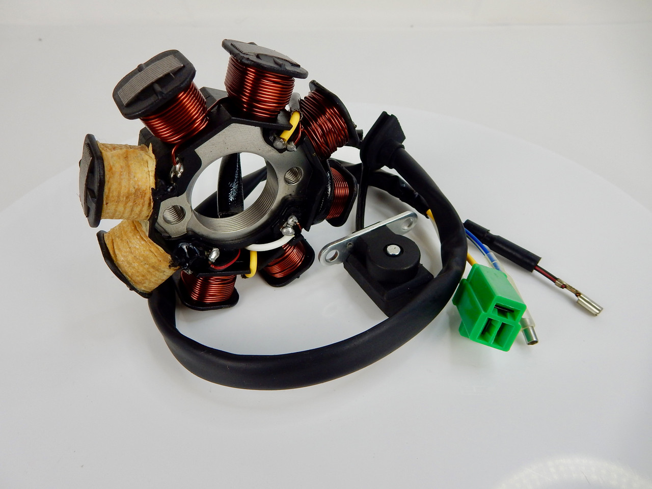 50cc - 100cc QMB139 PERFORMANCE AC 8 COIL MAGNETO STATOR FOR