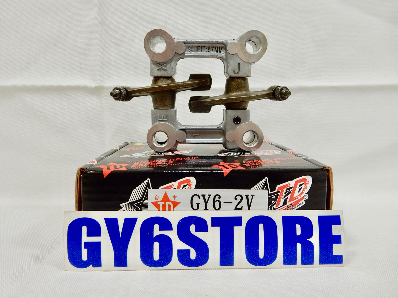 TAIDA PERFORMANCE GY6 2V 180cc - 232cc ROCKER ARM ASSEMBLY FOR (57mm SPACING)