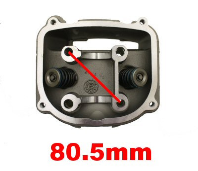 180cc CYLINDER HEAD FOR (63mm Bore) GY6 POWER B-BLOCK 57mm BOLT