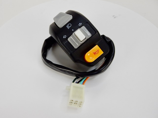 Left Handlebar Multi-Function Switch Assembly – 8-Wire Female Plug