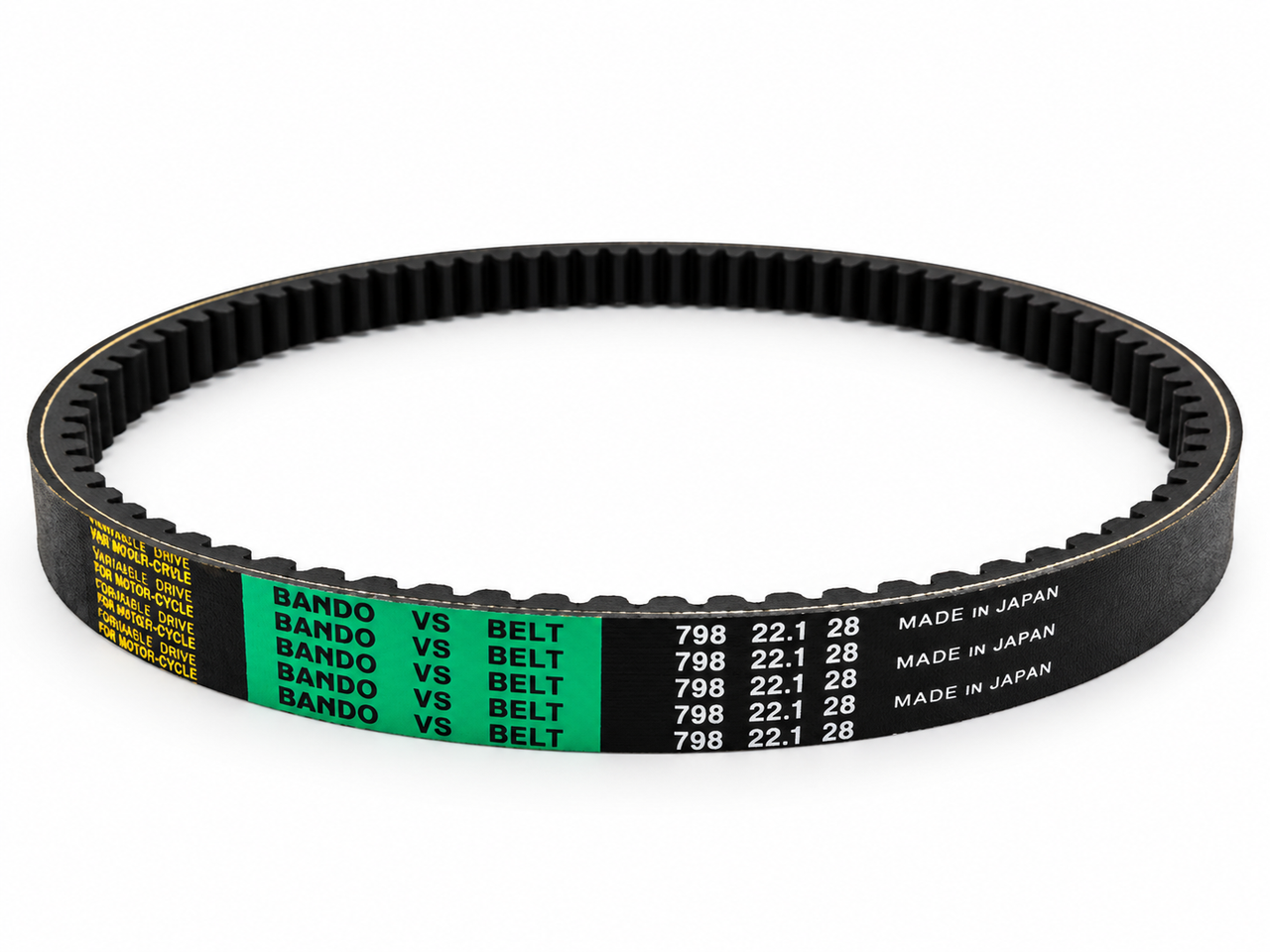 Bando 798-22.1-28-10.0K CVT Drive Belt Yamaha Cygnus 125 2JS-E7641-10 Japan