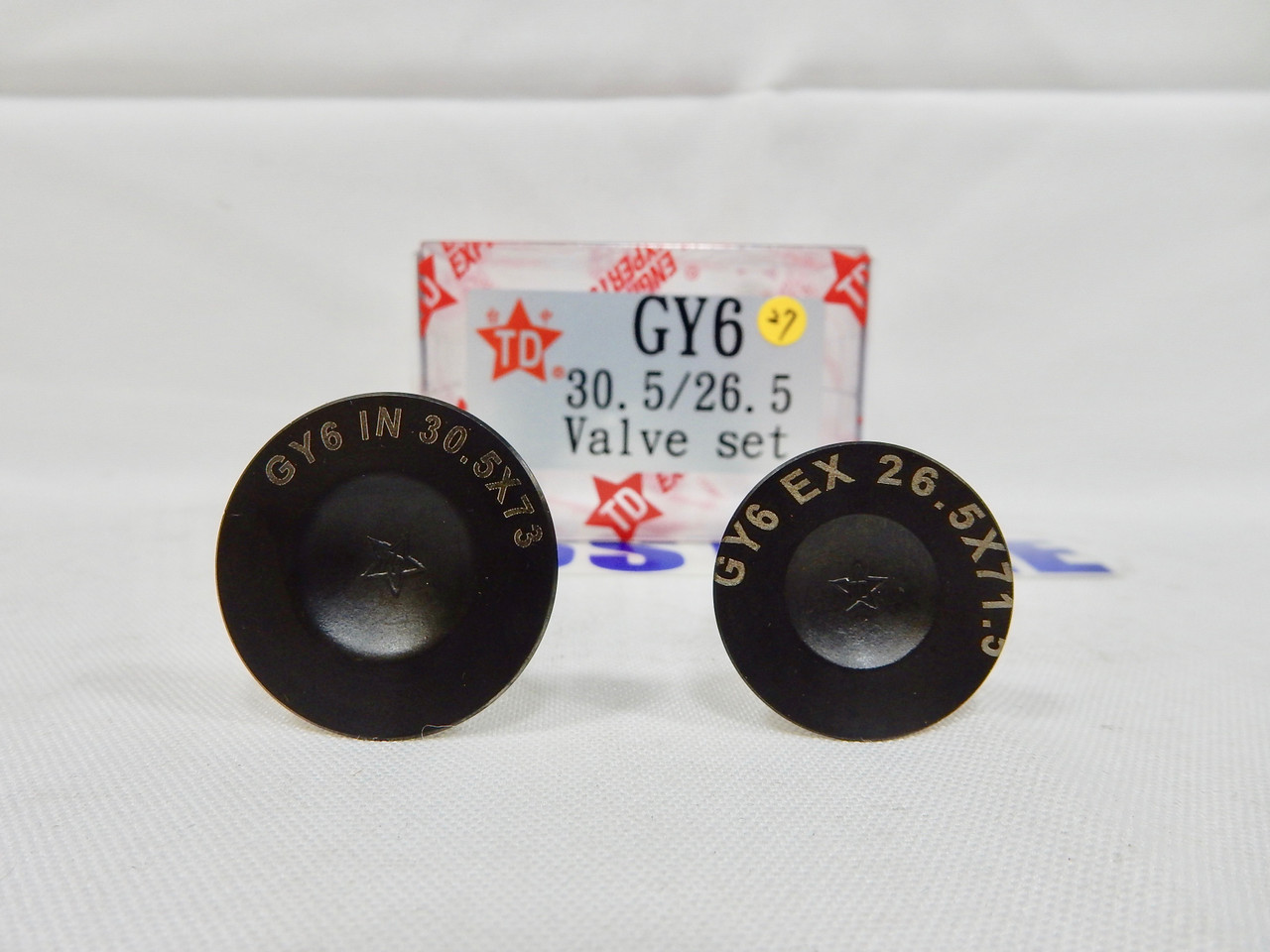 TAIDA PERFORMANCE GY6 (2V) BIG VALVE SET 30.5mm INTAKE / 26.5mm EXHAUST