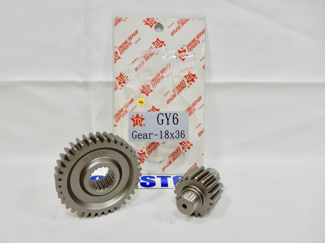 TAIDA SECONDARY GEAR SET (18*36) FOR GY6 MOTORS