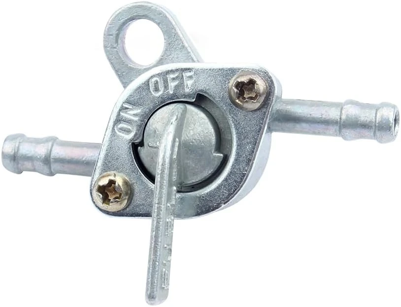 UNIVERSAL INLINE GAS FUEL PETCOCK VALVE (ON / OFF) SWITCH SCOOTER ATV BIKE KART