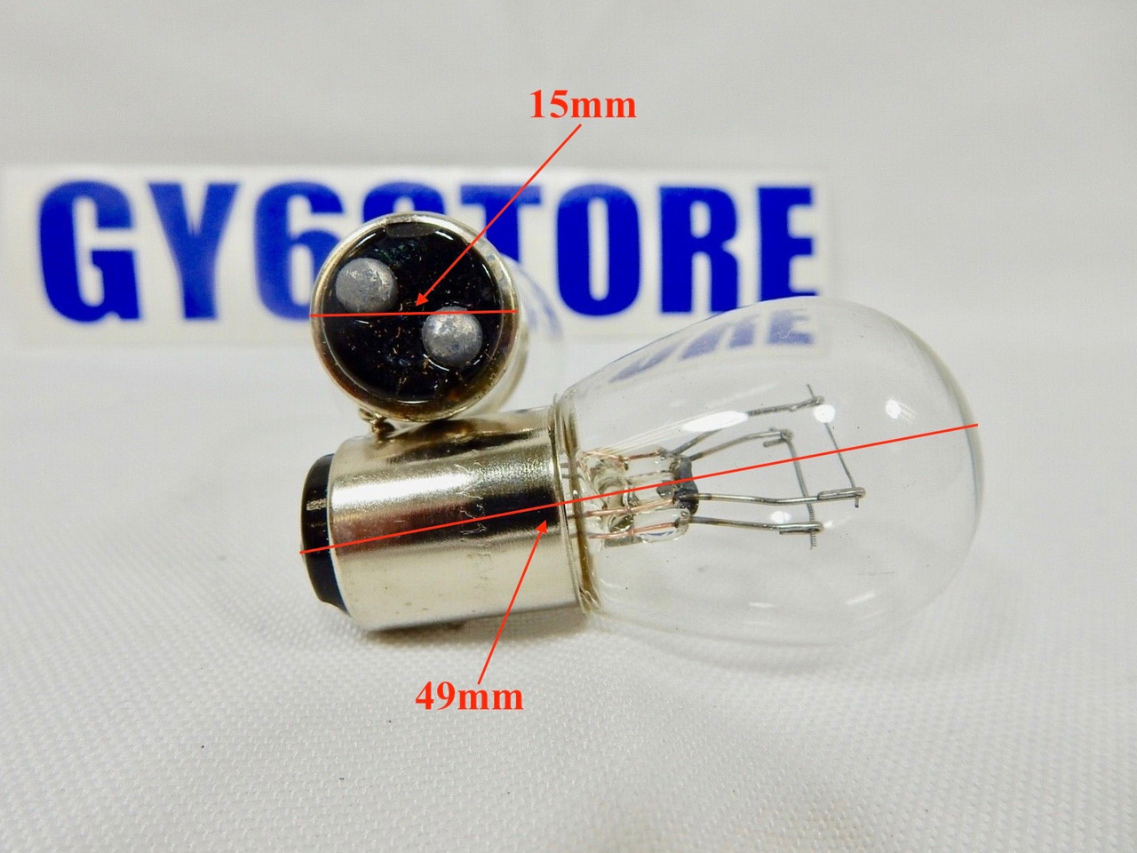 REAR TURN SIGNAL BLINKER LIGHT BULB 50cc QMB139 & 150cc GY6 SCOOTER (12V 21/5W) 