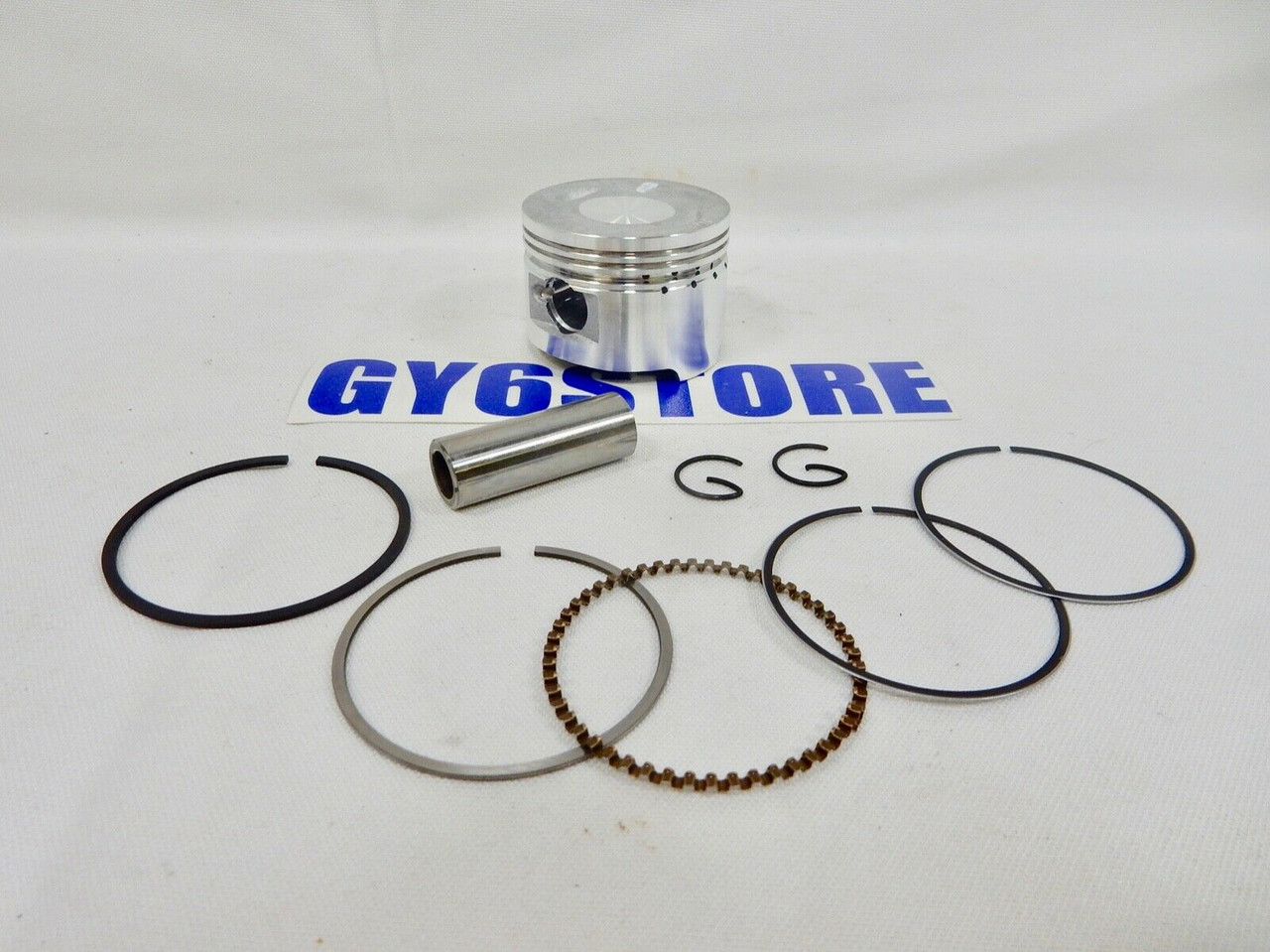 81cc / 100cc QMB139 PISTON & RING SET (50mm BORE)