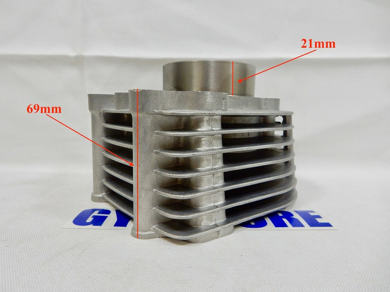 QMK GY6 K-BLOCK PISTON KIT (61mm BORE) 57mm STUD STUD SPACING (NOT FOR