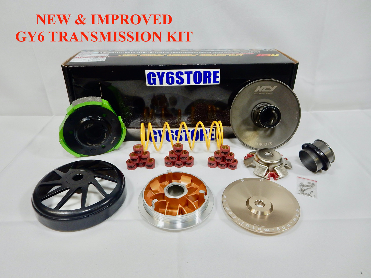 Ncy Performance Super Cvt Transmission Kit For Scooters With 150cc 232cc Gy6 Motors Type 2 Gy6racing