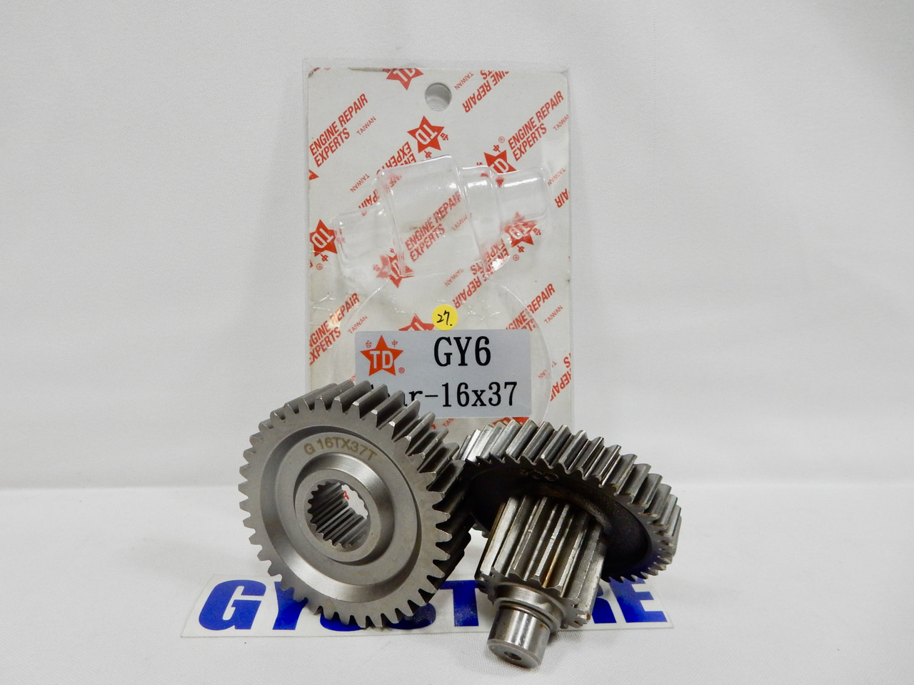 TAIDA GEAR SET (16*37) DROP IN PRE PRESSED GEAR SET FOR 150cc - 232cc GY6 MOTORS