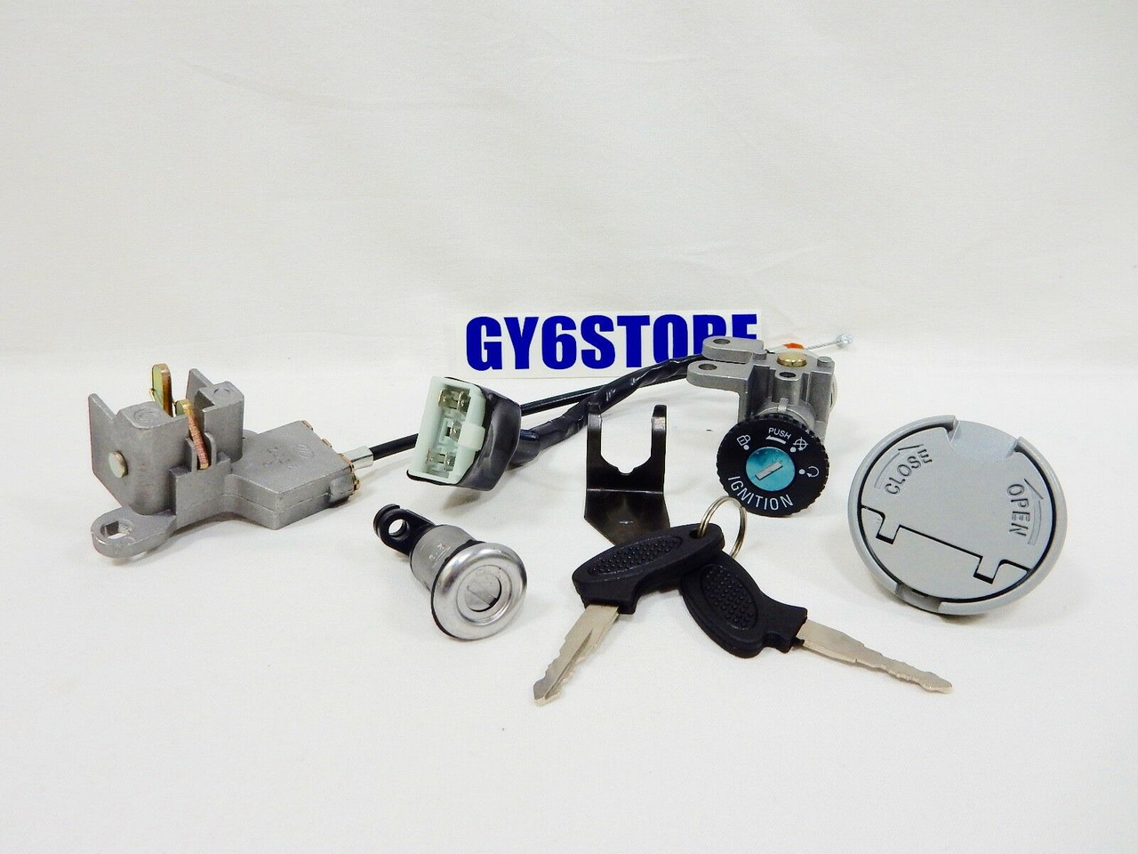 IGNITION SWITCH KEY LOCK SEAT LOCK WITH KEYS SET (TYPE #1)