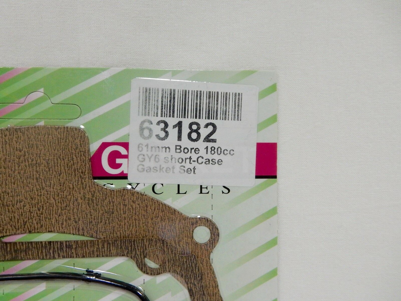 172cc (61mm BORE) GASKET KIT FOR CHINESE KARTS WITH GY6 *SHORT CASE MOTORS*