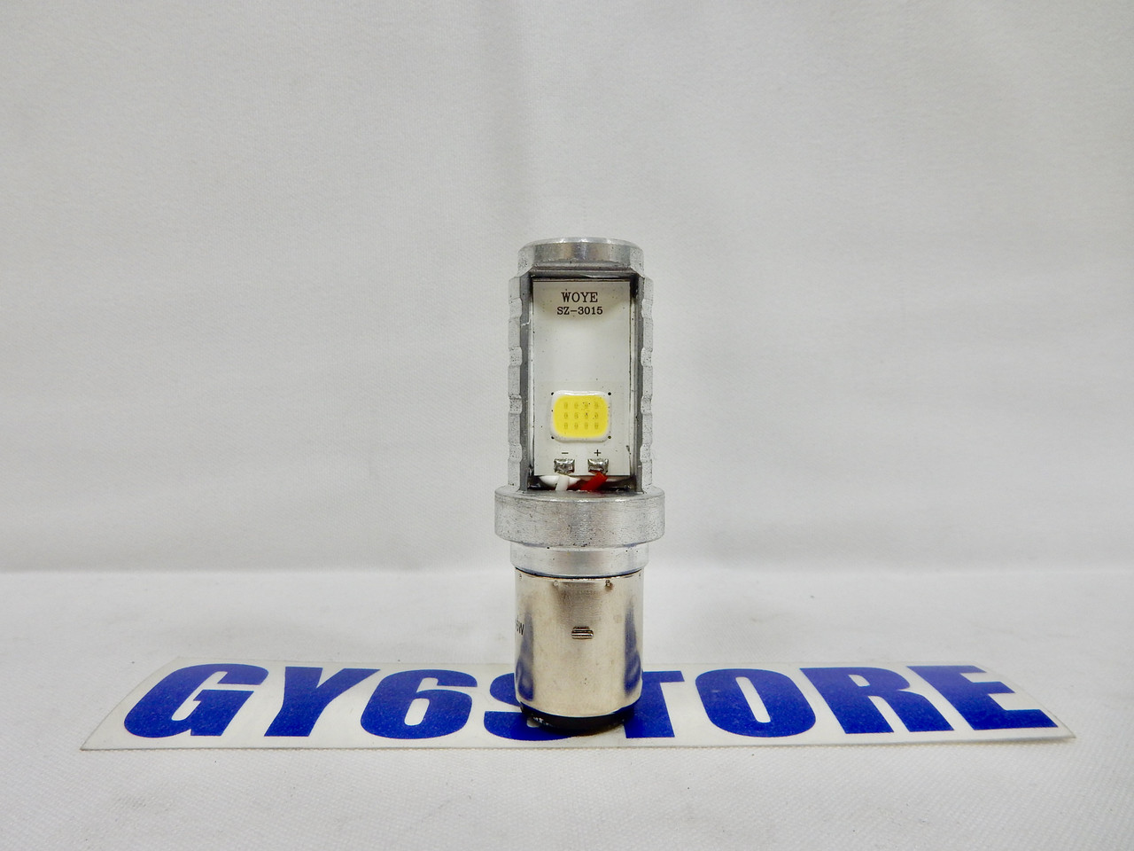 12V 80V 16W LED HEADLIGHT BULB FOR 50cc QMB139 & 150cc GY6 SCOOTERS -  gy6racing