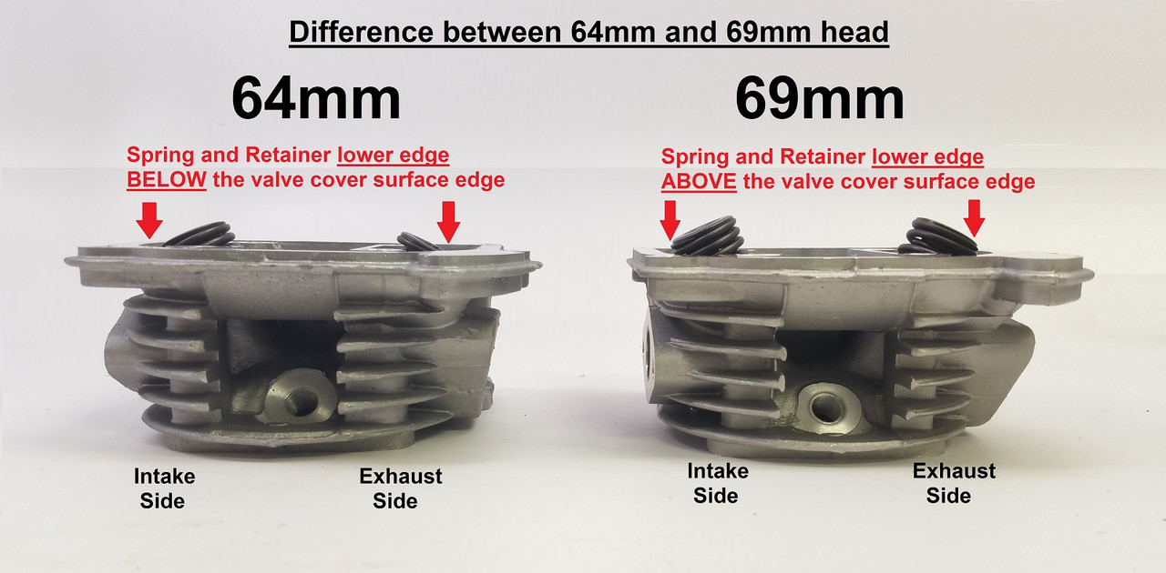 72cc / 80cc (47mm BORE) KIT FOR SCOOTERS QMB139 MOTORS *64mm VALVES* NON-EGR