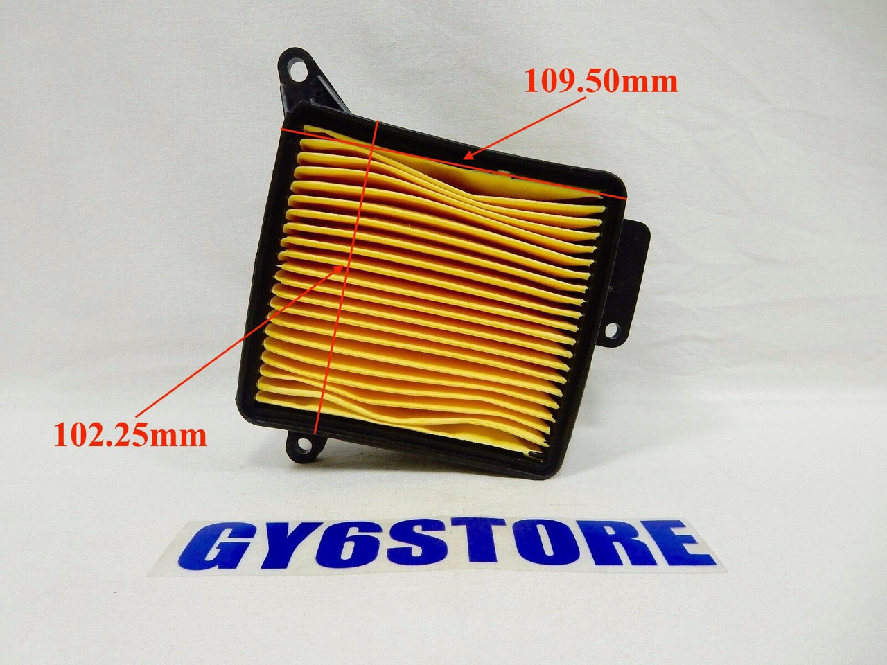 GY6 AIR FILTER ELEMENT RECTANGULAR FOR 125cc 150cc TAOTAO JONWAY ROKETA KYMCO