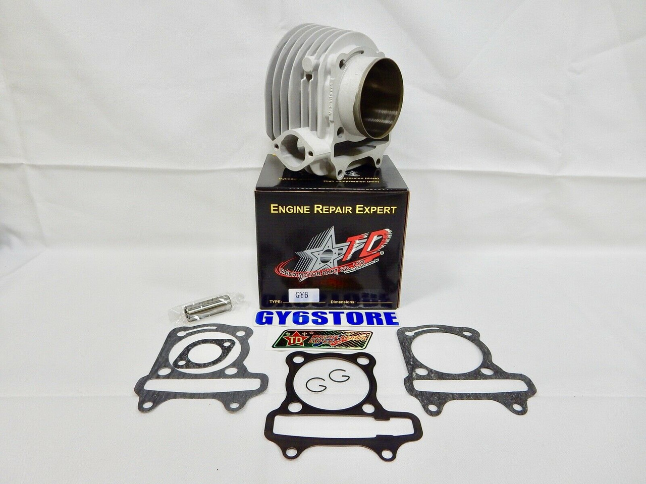 TAIDA 232cc (67mm BORE) GY6 CERAMIC CYLINDER SET (57mm SPACING