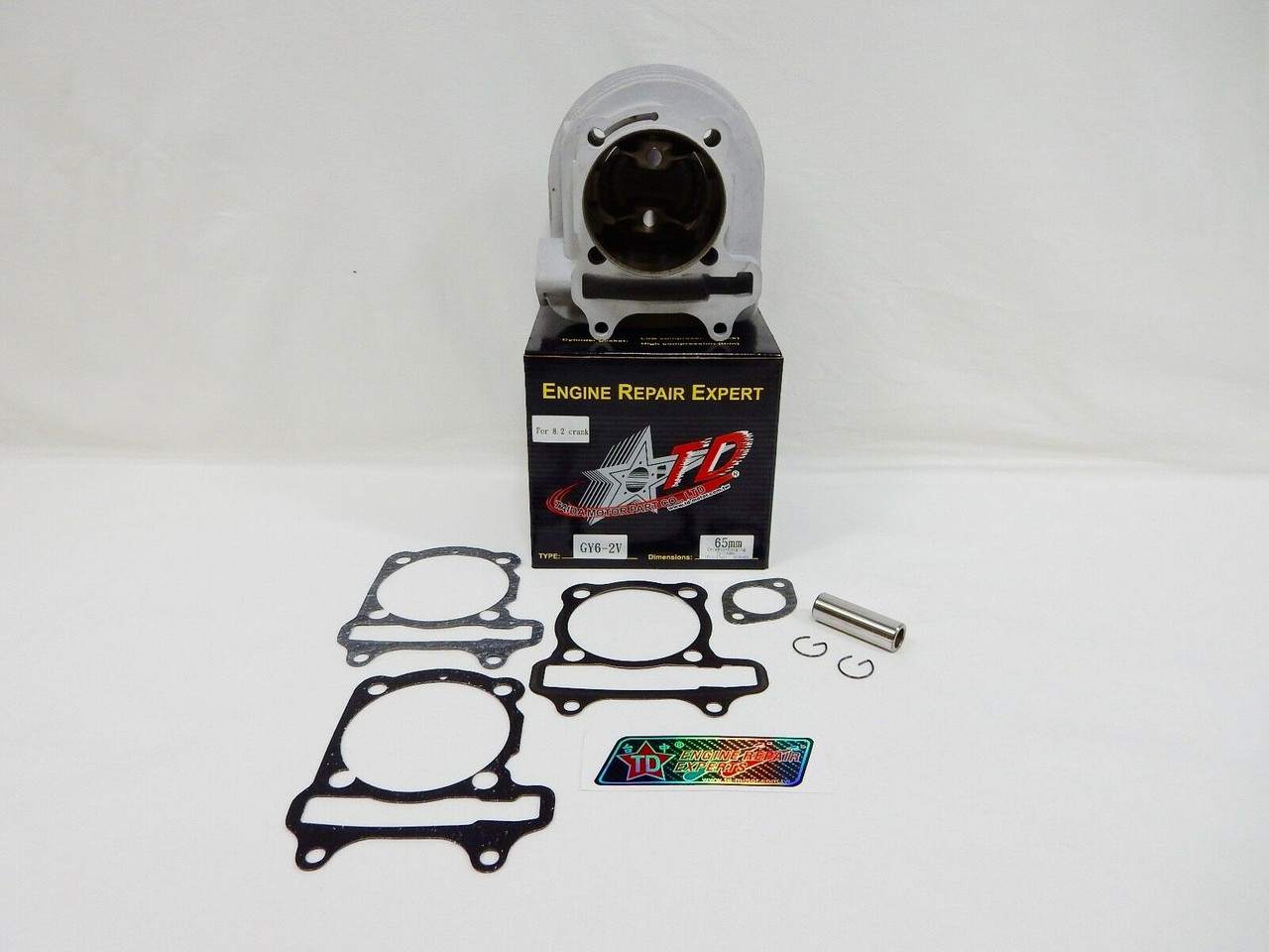 TAIDA 219cc (65mm BORE) GY6 CERAMIC CYLINDER SET (57mm SPACING