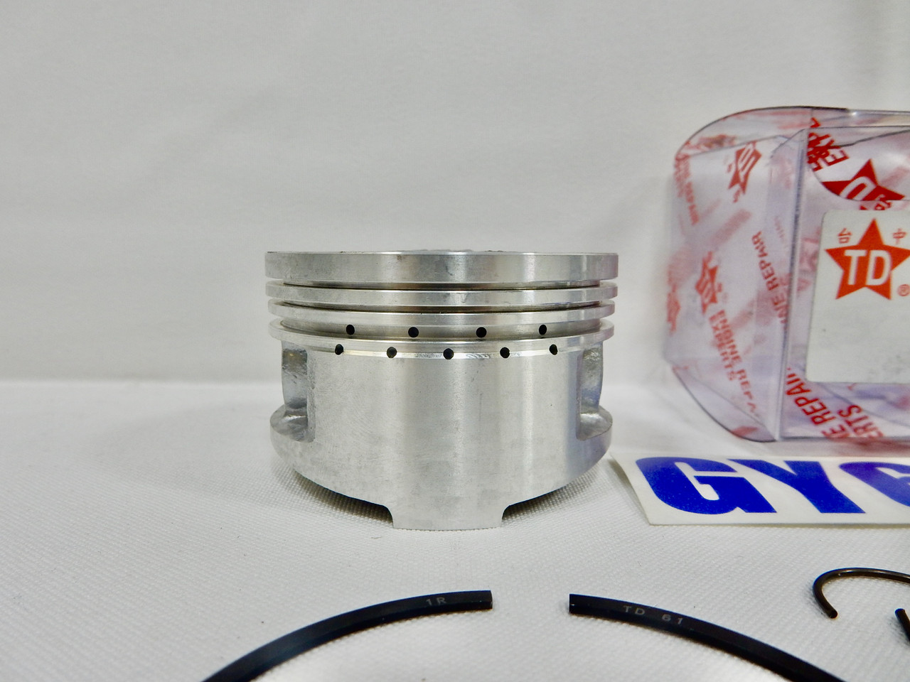 Taida 61mm 171cc Cast Piston Kit 15mm Pin 2V GY6 125 150cc Made Taiwan