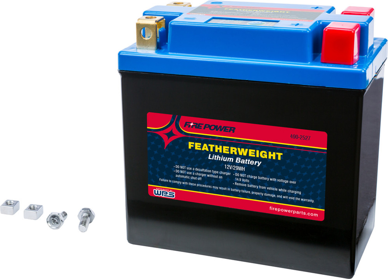 WPS FIRE POWER FEATHERWEIGHT LITHIUM BATTERY 150 CCA 12V/29WH