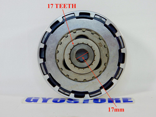 ATV DIRT BIKE CLUTCH ASSEMBLY *17 TEETH* 110cc 125cc