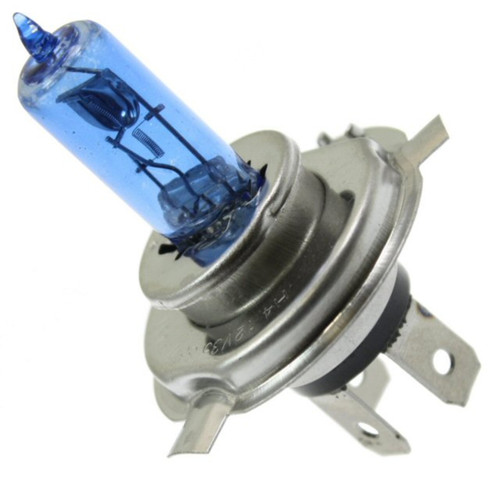 BLUE HALOGEN HEADLIGHT BULB FOR 50cc QMB139 OR 150cc GY6 SCOOTER MOPED 12V 35W/35W (TYPE 4) 