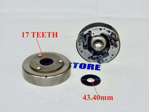 AUTO CLUTCH ASSEMBLY *17 TEETH* FOR TAOTAO 110cc (BOULDER ATA B/B1