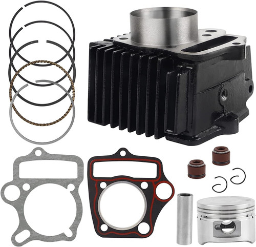 125cc (54mm BORE) HORIZONTAL HONDA STYLE CYLINDER KIT TAO COOLSTER ECT