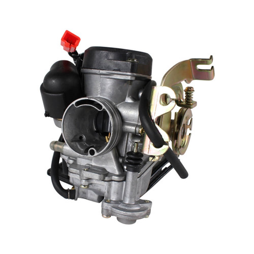 GY6 & QMB139 PERFORMANCE CVK 24mm CARBURETOR WITH ELECTRIC CHOKE & ACCELERATOR PUMP