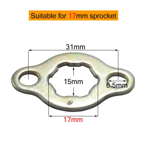 17mm 420 428 FRONT SPROCKET RETAINER CLIP 50cc 110cc 125cc ATV QUAD DIRT BIKE