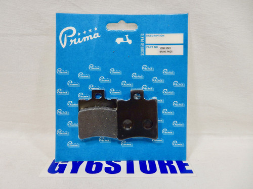 PRIMA BRAKE PADS FOR YAMAHA, GENUINE BUDDY 50, HONDA RUCKUS AND MANY MORE