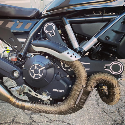 2 INCH X 25 FEET TITANIUM EXHAUST HEAT WRAP ROLL FOR MOTORCYCLE SCOOTER BIKE ECT