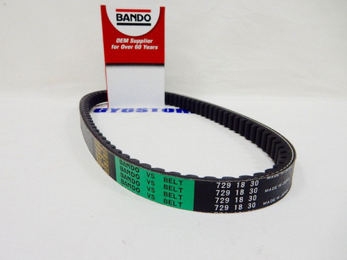 BANDO CVT DRIVE BELT 729-18-30 FOR SCOOTERS WITH 50cc *LONG CASE* MOTORS